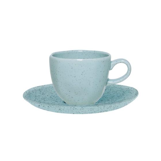 Imagem de Conjunto De Xícaras Para Chá Com Pires Em Porcelana Ryo Com 12 Peças 220ml Oxford