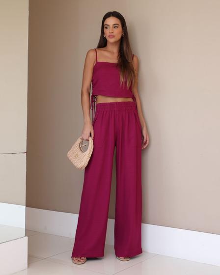 Imagem de Conjunto Dot Clothing Calça Fucsia