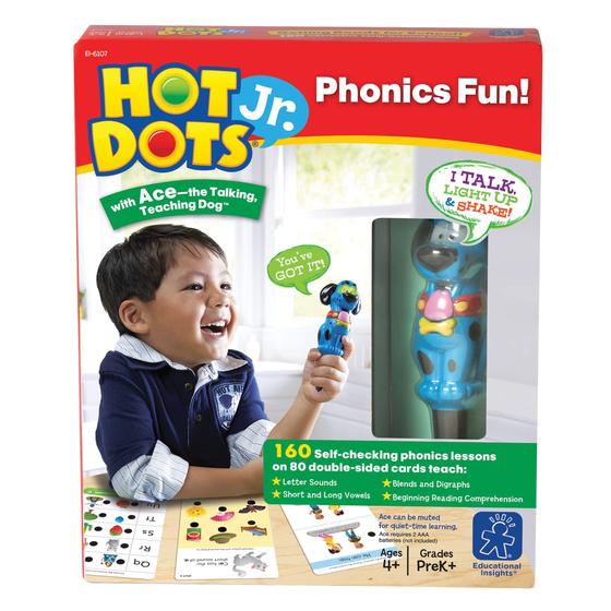 Imagem de Conjunto educacional Educational Insights Hot Dots Jr. Fonética