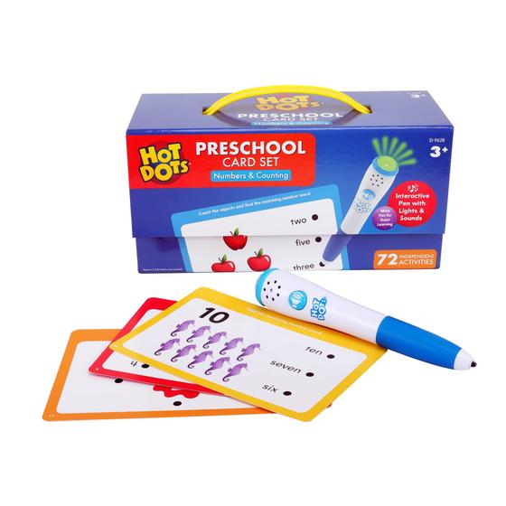 Imagem de Conjunto educacional Educational Insights Hot Dots Numbers 3+