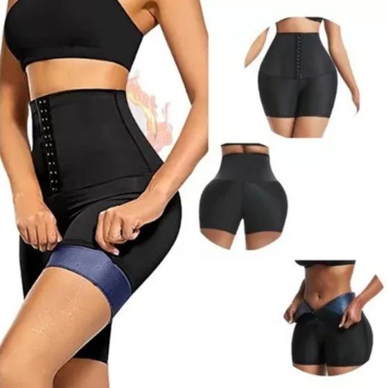 Imagem de Conjunto Efeito Sauna Modelador Queima Gordura Fitness Térmico Original