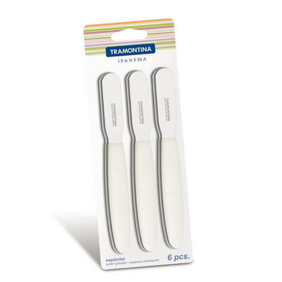 Conjunto Espatulas 6pc Branco Ipanema Tramontina Menor preço em Conjunto Espatulas 6pc Branco Ipanema Tramontina