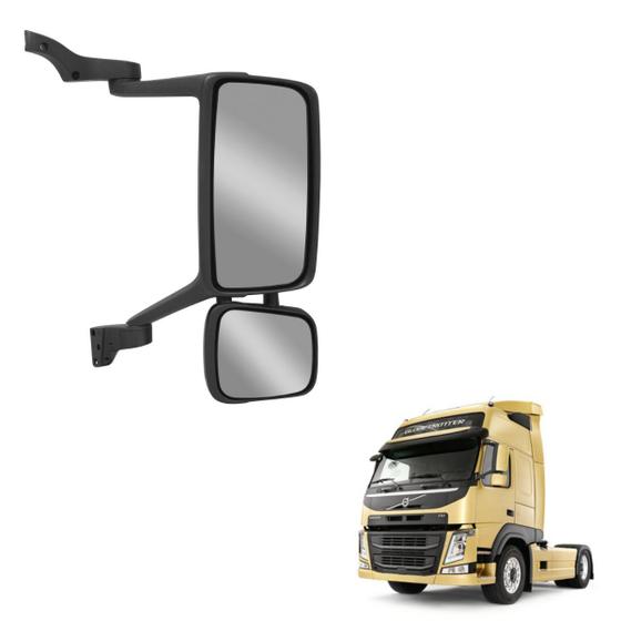 Imagem de Conjunto Espelho Retrovisor Volvo FH 2010/2014 / FM 2010/2020 Lado Direito