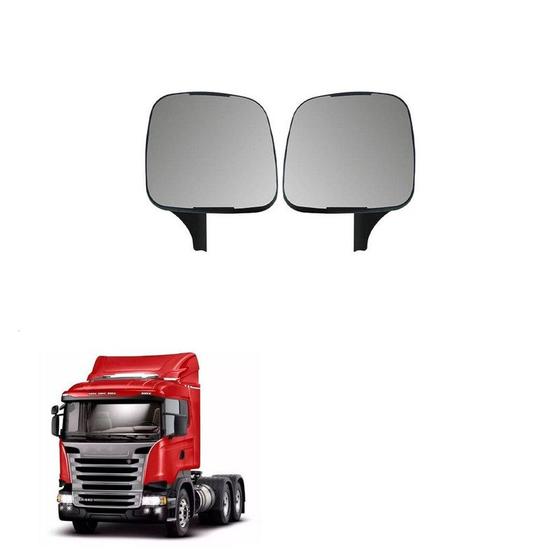 Imagem de Conjunto Espelho Scania S5 2010 2011 2012 Convexo Menor Par