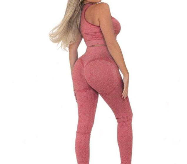 Imagem de Conjunto Esportivo Zero Transparência Legging e Cropped