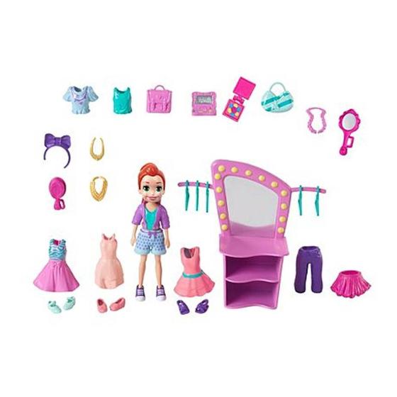 Conjunto Estúdio de Beleza Polly Pocket - Mattel GBF87 Menor preço em Conjunto Estúdio de Beleza Polly Pocket - Mattel GBF87