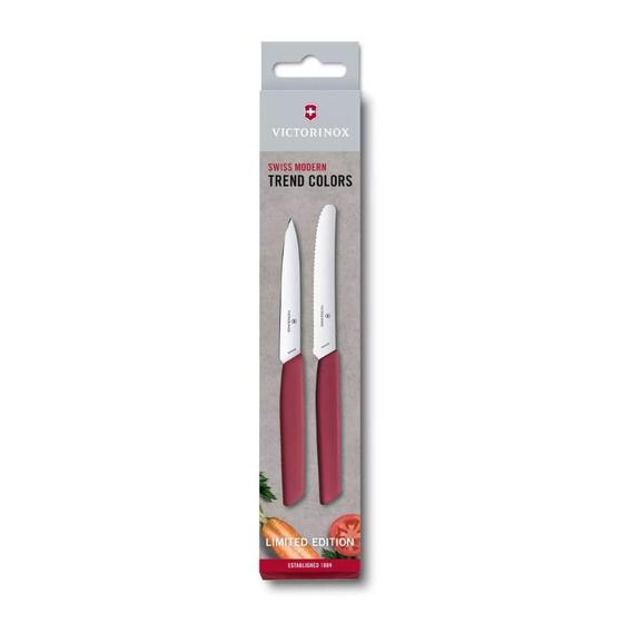 Imagem de Conjunto Faca Victorinox - Com 2 Unidades - Vermelha