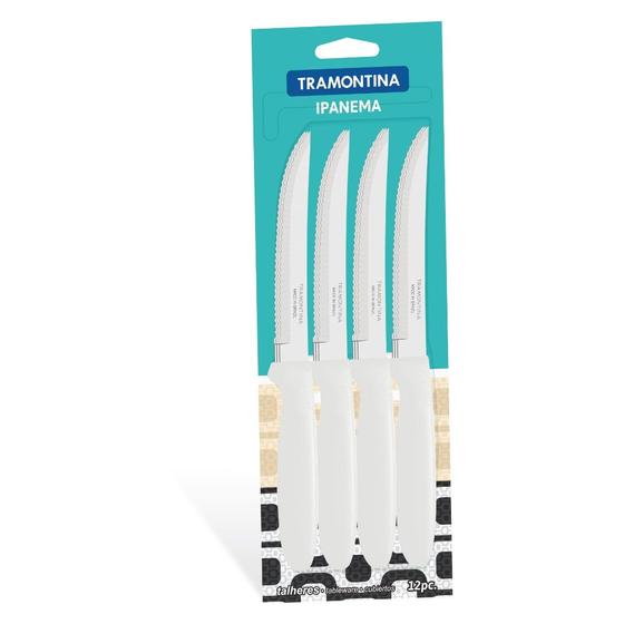 Imagem de Conjunto Facas Churrasco Inox 12 Peças Ipanema Tramontina