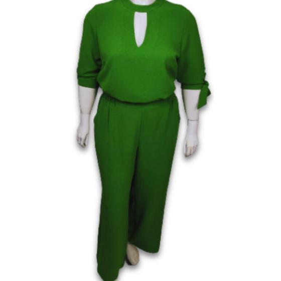 Imagem de Conjunto Feminino Air Flow Blusa com Detalhe na Gola Plus Size