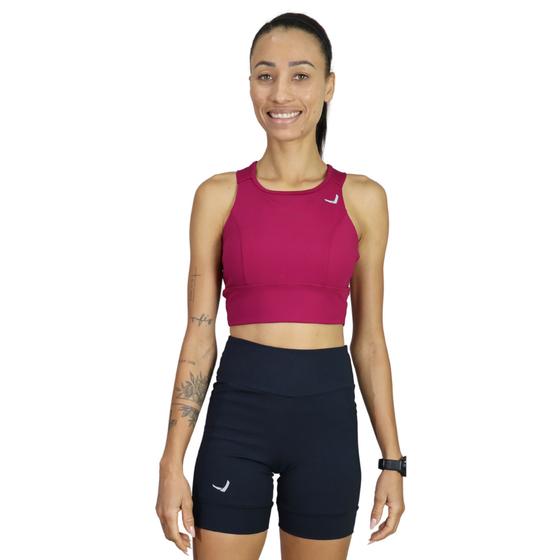 Imagem de Conjunto Feminino Com Sustentação De Corrida Caminhada Academia Treino Indrills Running Malbec