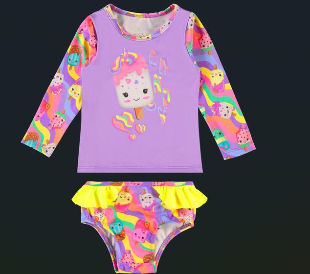 Imagem de Conjunto Feminino Infantil Boca Grande - 12810