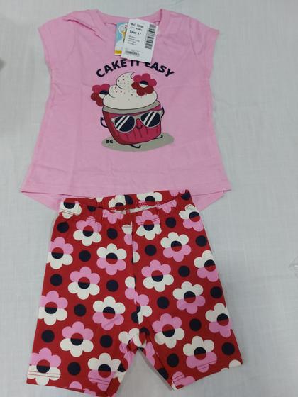 Imagem de Conjunto feminino infantil Boca grande tam 1