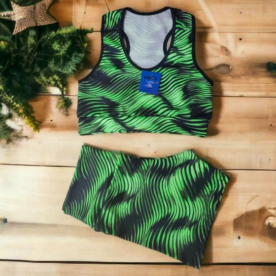 Imagem de Conjunto feminino para academia short e top comum