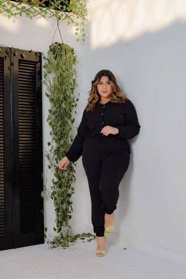 Imagem de Conjunto Feminino Plus Size Duna Feminina Inverno-