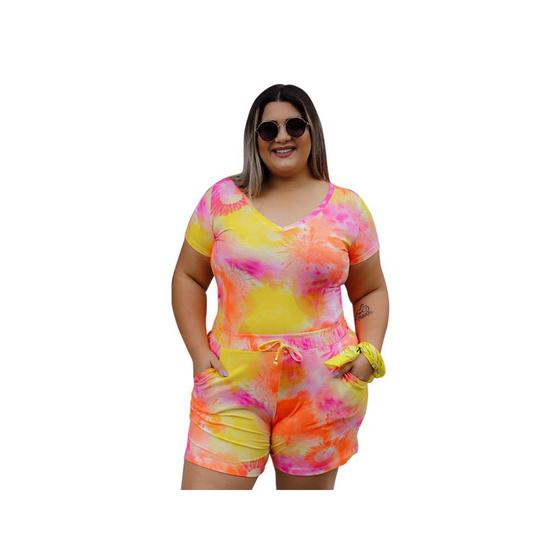 Imagem de Conjunto Feminino Plus Size Promocional!! 48 Ao 54!! Grande CTD07