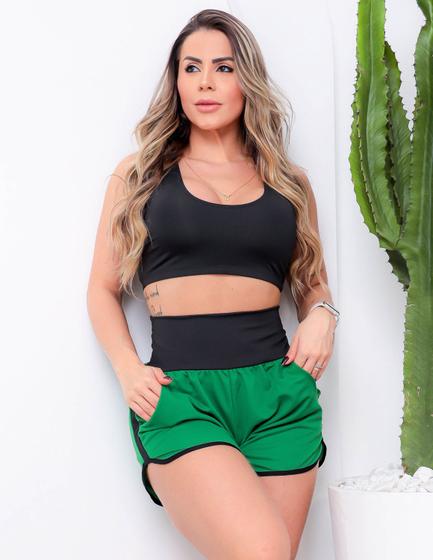 Imagem de Conjunto Fitness Feminino Running Short e Top com Bojo