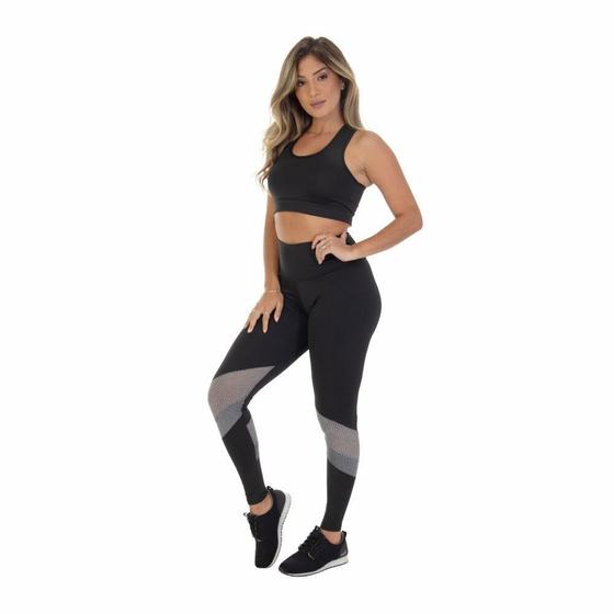 Imagem de Conjunto Fitness Fristyle Legging E Top Academia Feminino