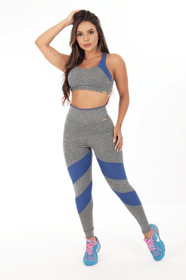 Imagem de Conjunto Fitness Top Calça Feminina Tarelles - T0528 - T0529