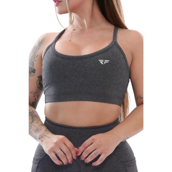 Imagem de Conjunto Fitness Top Com Bojo Short Run Com Bolso Caminhada