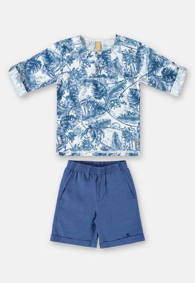 Imagem de Conjunto Floral Sketch Infantil para Meninos Up Baby