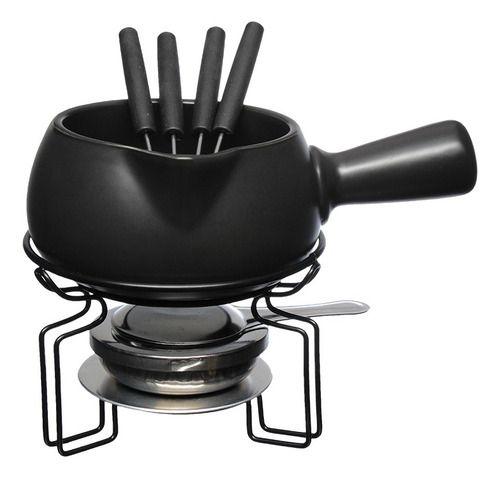Conjunto Fondue De Cerâmica Chocolate Queijo Carne Kit Menor preço em Conjunto Fondue De Cerâmica Chocolate Queijo Carne Kit