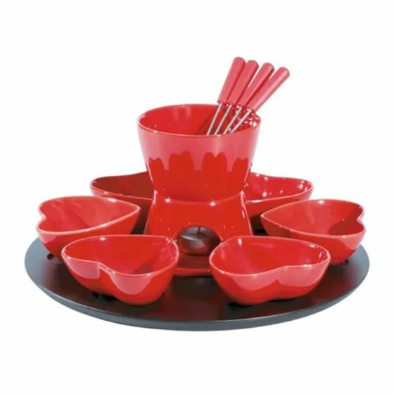 Imagem de Conjunto Fondue Mons 14pcs Vermelho