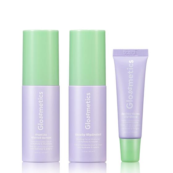 Imagem de Conjunto Glossmetics Glazed for Dayz - Sérum, Creme e Balm Labial
