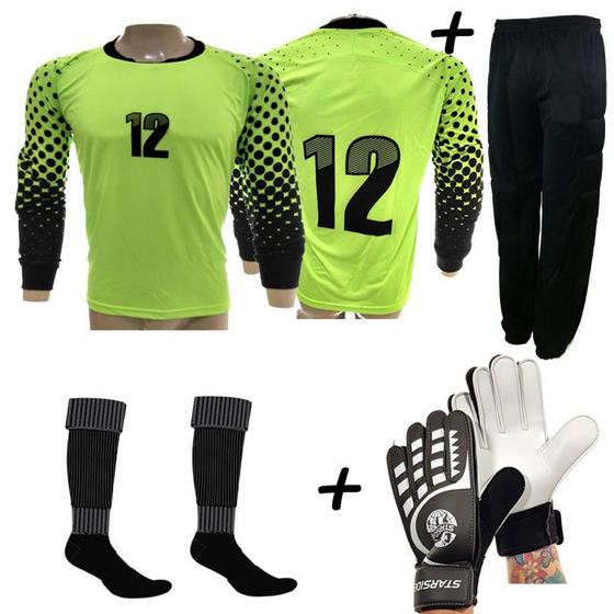 Imagem de Conjunto Goleiro 4x1 fair Calca ML N12 vrd - Playfair