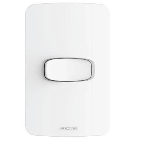 Imagem de Conjunto Gracia 4X2 1 Interruptor Simples Horizontal Alumbra