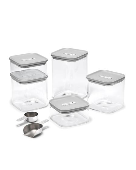 Conjunto Hermético de Vidro Caraway 13 Peças para Armazenamento de Alimentos