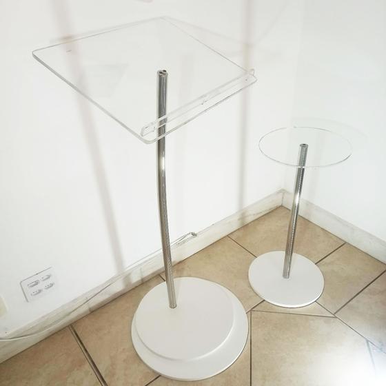 Conjunto Hillsong Púlpito Com Mesa Aparadora Menor preço em Conjunto Hillsong Púlpito Com Mesa Aparadora