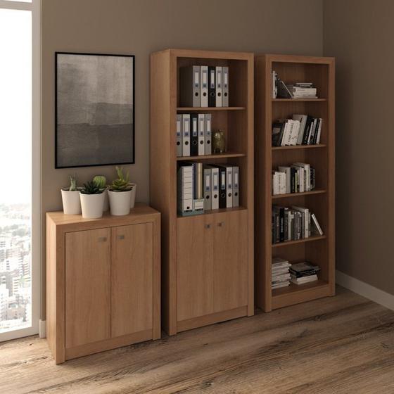 Conjunto Home Office 3 Peças com 1 Balcão 1 Armário 1 Estante Espresso Móveis é ruim? Conjunto Home Office 3 Peças com 1 Balcão 1 Armário 1 Estante Espresso Móveis é boa?