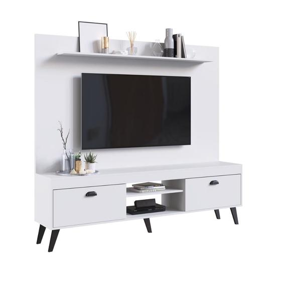 Imagem de Conjunto Home Theather Rack E Painel Com Prateleira Setúbal