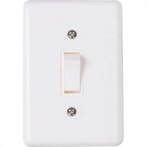 Imagem de Conjunto Ilumi 4X2 Branco Com Placa(1Simples) 2017