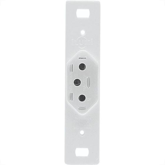 Imagem de Conjunto Ilumi 4X2 Branco Sem Placa(1Tomada 10A) 20140/0