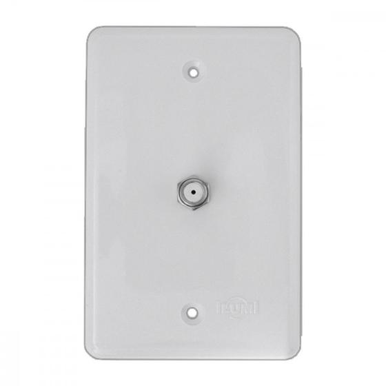 Imagem de Conjunto Ilumi Stylus Branco Com Placa Conector Tv - 2553