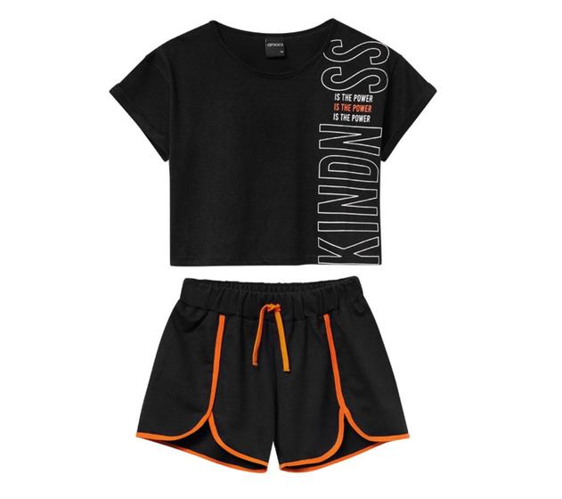 Imagem de Conjunto Infantil Amora Menina Blusa E Short - Is The Pow