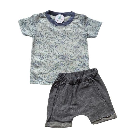 Imagem de Conjunto Infantil Animais TileeSul Tam.1