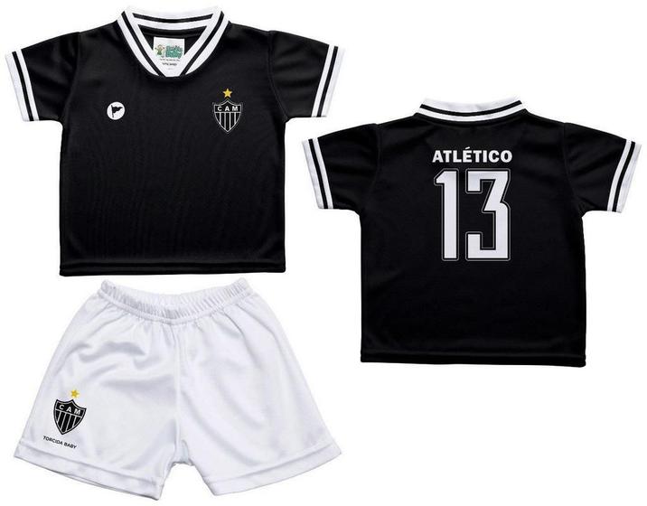 Imagem de Conjunto Infantil Atlético MG Uniforme Preto - Torcida Baby