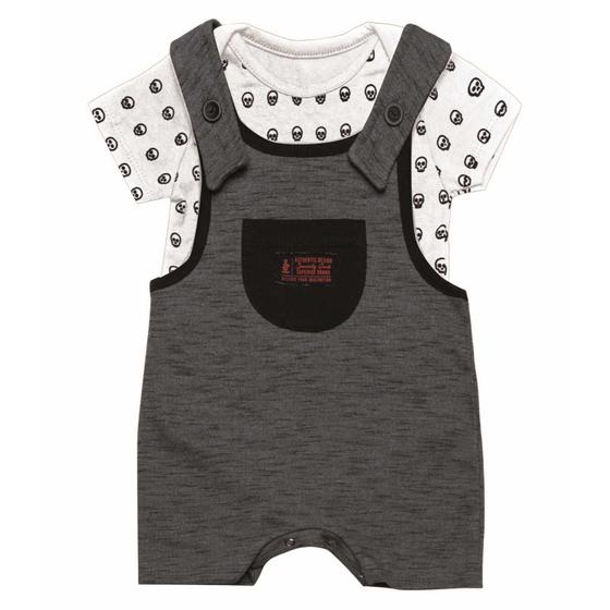 Imagem de Conjunto Infantil Bebê com Macacão e Body Tholokko