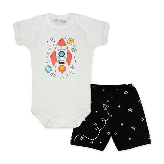 Imagem de Conjunto Infantil Body Manga Curta Verão - Baby Duck