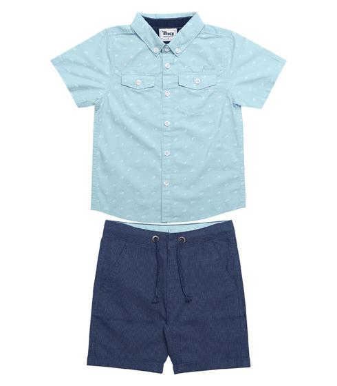 Imagem de Conjunto Infantil Camisa com Bermuda Trick Nick Azul
