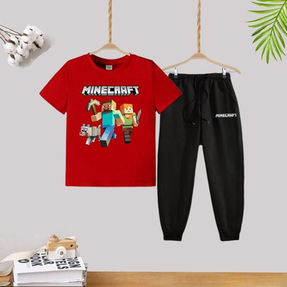 Imagem de Conjunto infantil camiseta e calça