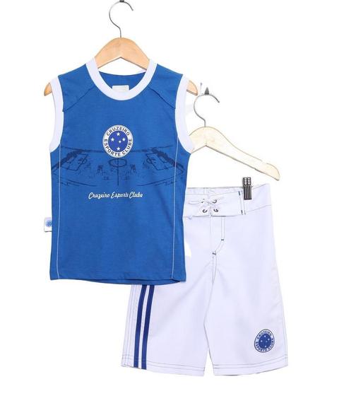 Imagem de Conjunto Infantil Cruzeiro Regata Board Oficial