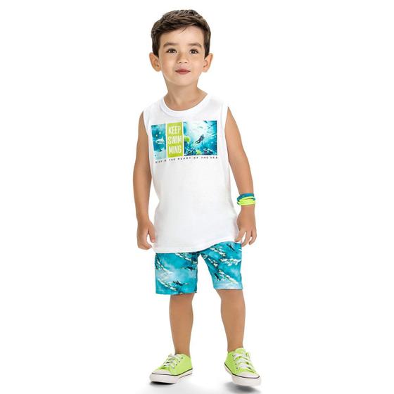 Imagem de Conjunto Infantil Curto Kyly Casual Menino