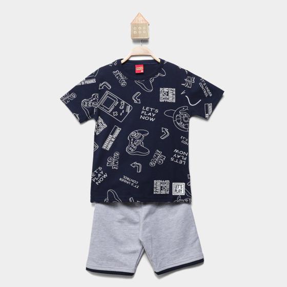 Imagem de Conjunto Infantil Curto Kyly Game On Menino