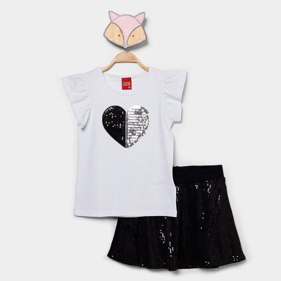 Imagem de Conjunto Infantil Curto Kyly Love Menina