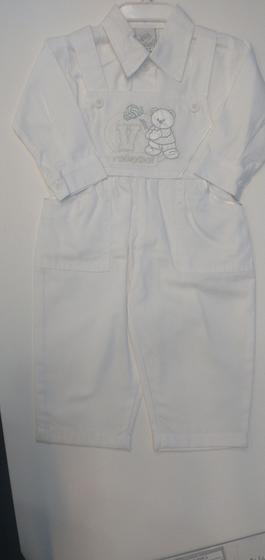 Imagem de Conjunto Infantil de camisa com jardineira /PP /P
