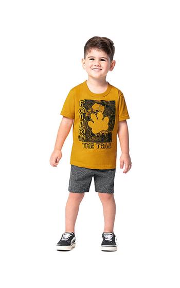 Imagem de Conjunto infantil de camiseta e bermuda ref 15931