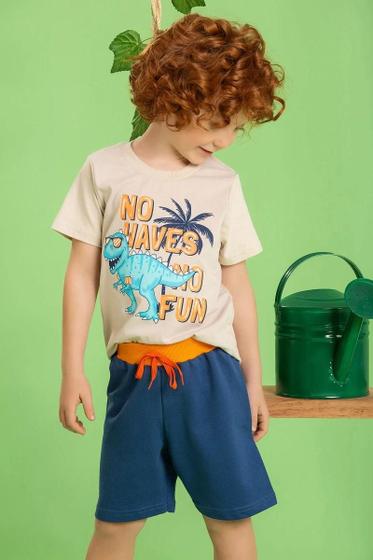 Imagem de Conjunto Infantil Dino Óculos Tam.8